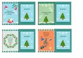 Vorschau - Bildkarten - Weihnachten-Weihnachtsbaum Aktionskarten Adventskalender - Deckblatt