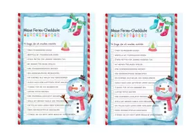 Vorschau - Bildkarten - Bundle: Weihnachtsgrüße + Checkliste, Rezept und Ausmalbild - Seite 1