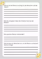 Vorschau - Arbeitsblätter - Lesetext (Lesetandem) "Die Biene" - mit Fragen zum Text - Seite 2