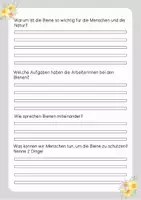 Vorschau - Arbeitsblätter - Lesetext (Lesetandem) "Die Biene" - mit Fragen zum Text - Seite 3