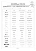 Vorschau - Arbeitsblätter - Englisch irregular verbs Arbeitsblatt kostenlos zu MORE 2 - Seite 2