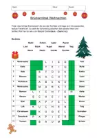 Vorschau - Arbeitsblätter - Brückenrätsel Weihnachten - Seite 2