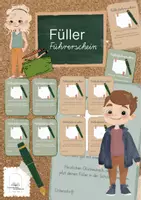 Vorschau - Poster - Füllerführerschein I Urkunde - Deckblatt