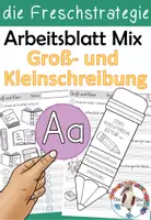 Vorschau - Unterrichtsreihen - Groß- und Kleinschreibung - AB Mix - Fresch Rechtschreibstrategien - Deckblatt