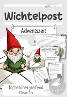 Vorschau - Unterrichtsreihen - Wichtel Lexi schreibt Briefe | Adventskalender - Deckblatt