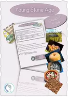 Vorschau - Stundenentwürfe - Geschichte-bili-Young Stone Age Food - Deckblatt