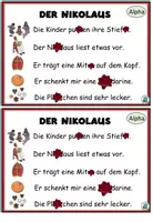 Vorschau - Aufgabenkarten - Kleckskartei / Klecksaufgaben "Der Nikolaus" Advent - DaZ / DaF / Deutsch - Seite 3