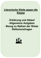 Vorschau - Spiele - Literarische Wette gegen die Klasse - Deckblatt