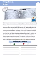 Vorschau - Arbeitsblätter - Writing a Comment - Unterrichtsreihe mit PowerPoint - Seite 2