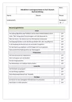 Vorschau - Arbeitsblätter - Bewertungsbögen für mündliche Noten 5/6 - Seite 3