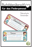 Vorschau - Poster - Buchstabenübersicht - Merkhilfe ABC - ZR 20 - Federpennal - Deckblatt