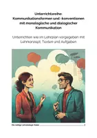Vorschau - Unterrichtsreihen - Sparpaket: Kommunikationsformen und -konventionen im Deutsch-Abitur 2026 - Seite 1