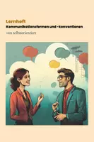 Vorschau - Stationenlernen - Lernversion: Kommunikationsformen und -konventionen mit Monologen und Dialogen - Deckblatt