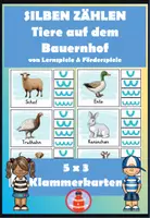 Vorschau - Stationenlernen - Silben schwingen Tiere auf dem Bauernhof - Klammerkarten - Deckblatt