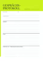 Vorschau - Arbeitsblätter - Gesprächsprotokoll Elternsprechtag / Schülergespräch - Seite 3