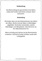 Vorschau - Stationenlernen - Silben schwingen Tiere im Wald - Klammerkarten - Seite 1