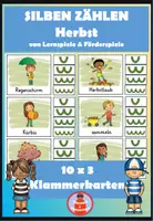 Vorschau - Stationenlernen - Silben schwingen Herbst - Klammerkarten - Deckblatt
