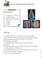 Vorschau - Stundenentwürfe - Pop Art Kürbisse Kunst, Kunst im Herbst, Bunte Kürbisse - Seite 1