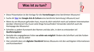 Vorschau - Stundenentwürfe - KUNST: Stelle ein Museum vor! (Präsentation) - Seite 3