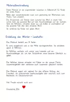 Vorschau - Arbeitsblätter - Wörter-Leseheftchen Tiere Klasse 1_SILBENSCHRIFT - Seite 1