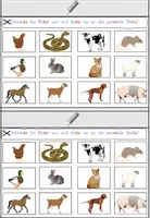 Vorschau - Arbeitsblätter - Wörter-Leseheftchen Tiere Klasse 1_SILBENSCHRIFT - Seite 3