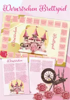Vorschau - Spiele - Märchen Lesespiel - Dornröschen Brettspiel - Deckblatt