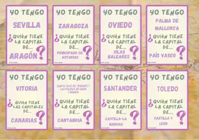 Vista previa - Juegos / Gamificación - Yo tengo, quién tiene capitales de España (1) - Portada