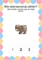 Vorschau - Arbeitsblätter - Zählen | 1. Klasse | Mathematik | Zahlenlernen (PDF+Word) - Seite 2