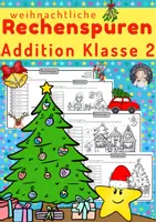 Vorschau - Arbeitsblätter - Mathe - weihnachtliche Rechenspuren - Deckblatt