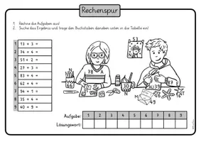 Vorschau - Arbeitsblätter - Mathe - weihnachtliche Rechenspuren - Seite 2