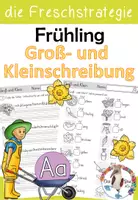 Vorschau - Arbeitsblätter - Frühling - Groß- und Kleinschreibung üben - Fresch - Deckblatt
