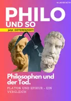 Vorschau - Arbeitsblätter - Über den Tod: Platon und Epikur im Vergleich - Deckblatt