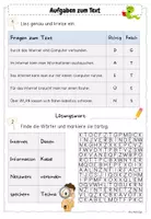 Vorschau - Arbeitsblätter - Text der Woche - INTERNET / Lesetext (ab Klasse 3) - Seite 3