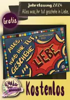 Vorschau - Präsentationen/Tafelbilder - Jahreslosung 2024 Plakat - Alles was ihr tut, geschehe in Liebe - Deckblatt