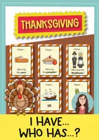 Vorschau - Spiele - Thanksgiving I have... Who has...? - Spiel (Englisch) - Deckblatt