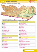 Vorschau - Arbeitsblätter - Materialpaket Topographie Kärnten Salzburg Oberösterreich - Seite 2