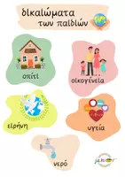 Προεπισκόπηση - Flashcards - Flashcards με τα Δικαιώματα των παιδιών - Εξώφυλλο