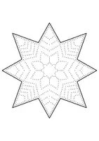 Vorschau - Mal- und Bastelvorlagen - Sterne Prickeln im Winter - Fensterbilder für Weihnachten - Seite 2
