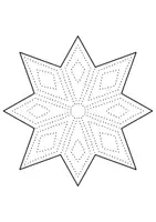 Vorschau - Mal- und Bastelvorlagen - Sterne Prickeln im Winter - Fensterbilder für Weihnachten - Seite 3