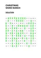Vorschau - Quiz - Christmas - Word Search - Seite 1