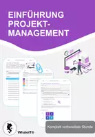 Vorschau - Arbeitsblätter - Einführung Projektmanagement - Komplett vorbereitete Stunde - Deckblatt