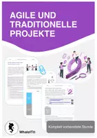 Vorschau - Arbeitsblätter - Agile und traditionelle Projekte - Komplett vorbereitete Stunde - Deckblatt