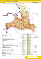 Vorschau - Arbeitsblätter - Salzburg Topographie - Deckblatt