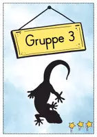 Vorschau - Bildkarten - Gruppenschilder + Stationsschilder - Eidechse für die Eidechsenklasse - Seite 3