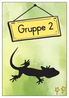 Vorschau - Bildkarten - Gruppenschilder + Stationsschilder - Eidechse für die Eidechsenklasse - Seite 2