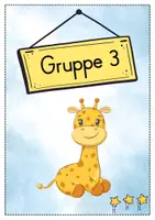 Vorschau - Bildkarten - Gruppenschilder + Stationsschilder - Giraffe für die Giraffenklasse - Seite 3