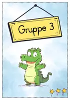 Vorschau - Bildkarten - Gruppenschilder + Stationsschilder - Krokodil für die Krokodilklasse - Seite 3
