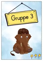 Vorschau - Bildkarten - Gruppenschilder + Stationsschilder - Mammut für die Mammutklasse - Seite 3