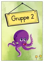 Vorschau - Bildkarten - Gruppenschilder + Stationsschilder - Oktopus für die Oktopusklasse - Seite 2