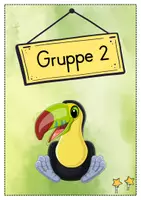 Vorschau - Bildkarten - Gruppenschilder + Stationsschilder - Papagei für die Papageiklasse - Seite 2